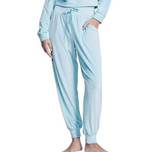 Victoria’s Secret Light Blue Velour Joggers